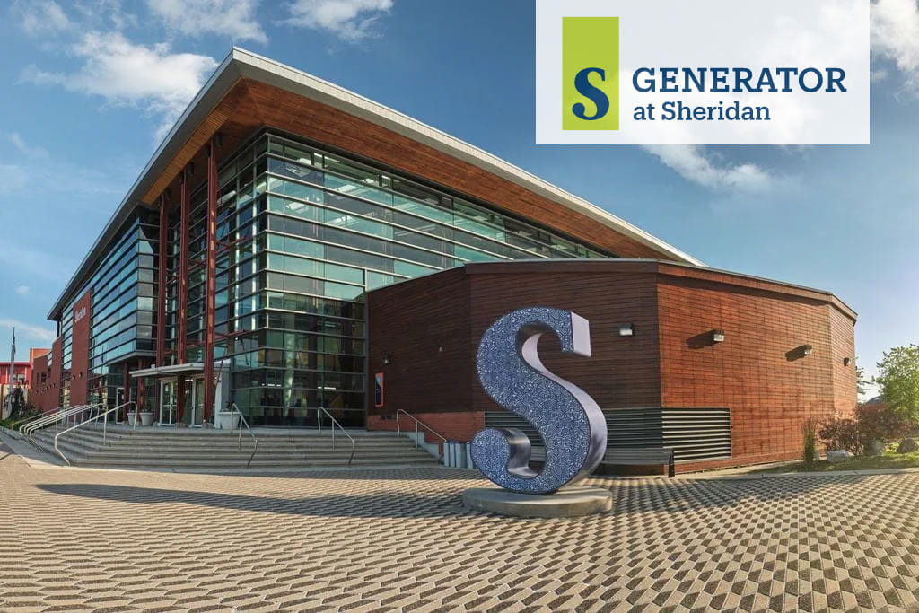Sheridan College SCAET building housing Sheridan Centre for Applied AI - A Sheridan Generator lab